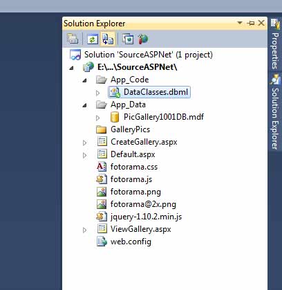 فایلهای مربوط به اسلاید شو با ASP.NET C# SQL Server